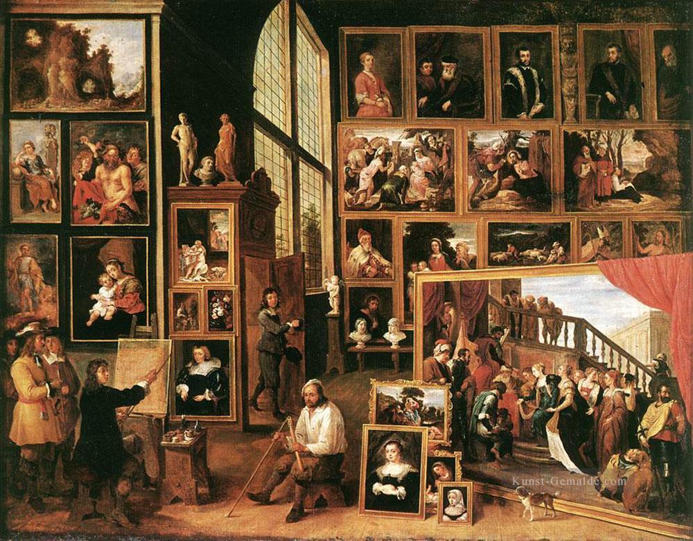 Die Galerie des Erzherzogs Leopold in Brüssel 1639 David Teniers der Jüngere Ölgemälde